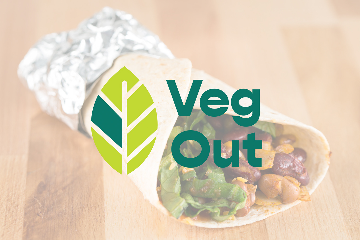 veg out logo with wrap